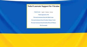 RFA：194位诺贝尔奖得主声援乌克兰 中国没有获奖人签名
