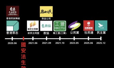 张致君 : 当反对派被清除，制度便不再需要解释——写在香港民主党解散之后