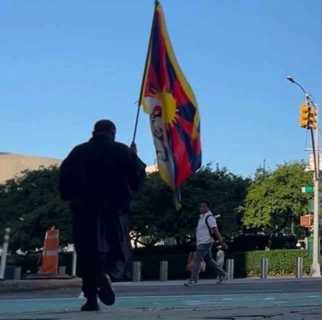 桑杰嘉：悼念在联合国总部前自焚抗议的洛嘎让赞